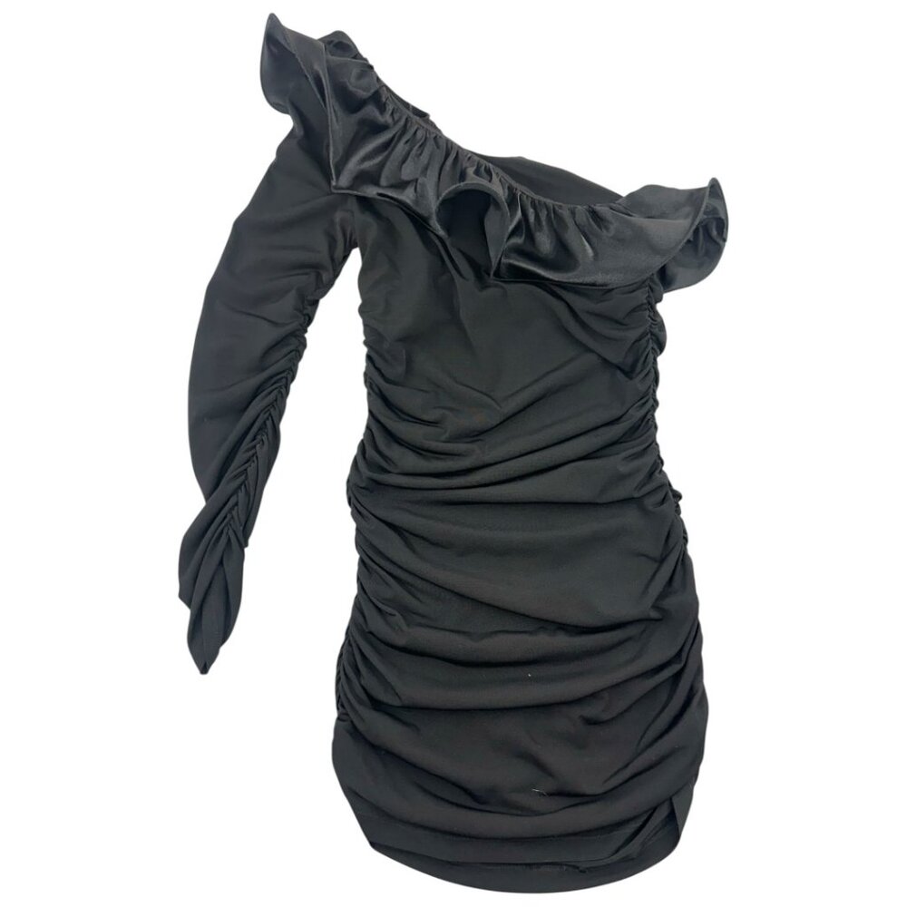 Y2K Arden B. Ruffled One Shoulder Mini Dress - Picture 3 of 9